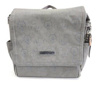 Petunia Pickle Bottom Boxy Backpack Gray Diaper Bag NWT
